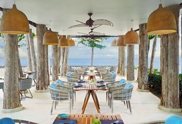 Beachfront restaurant